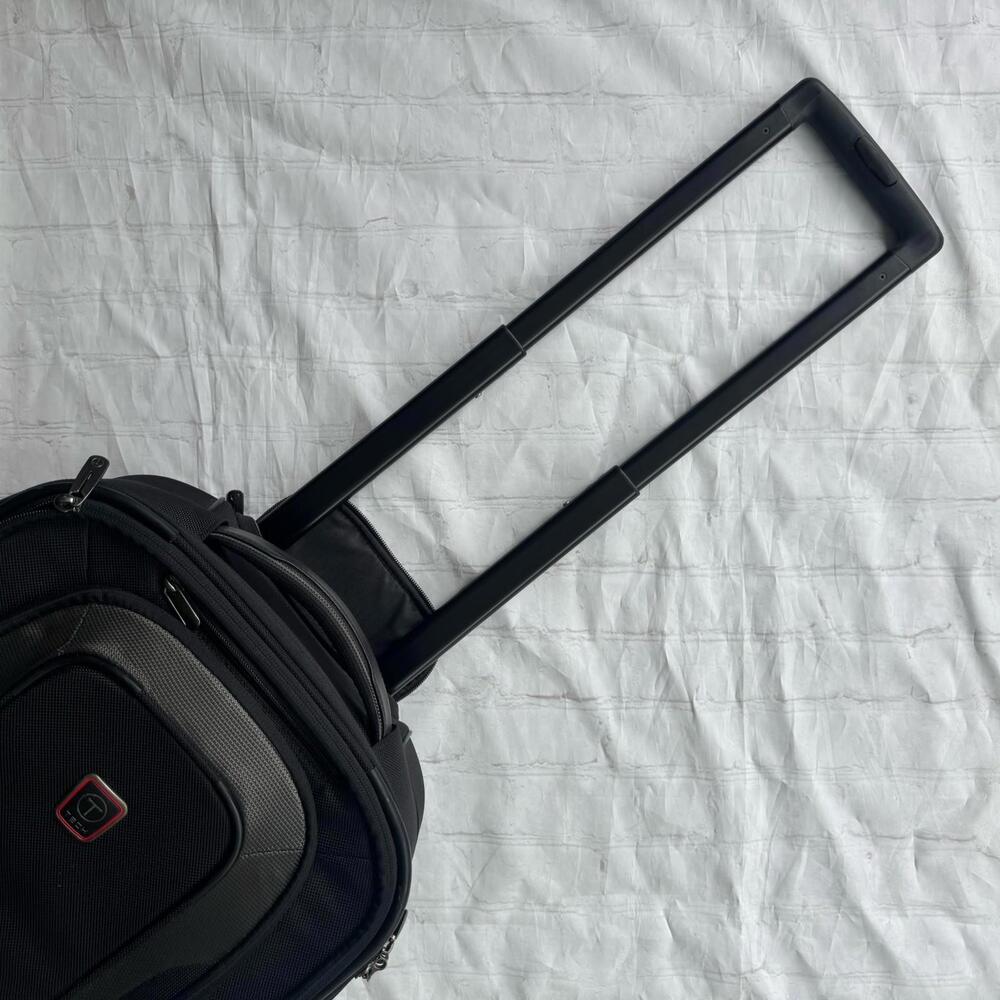 Tumi T Tech Wheeled Luggage Carry-on Ballistic Nylon Expandable 6720D - Picture 10 of 13